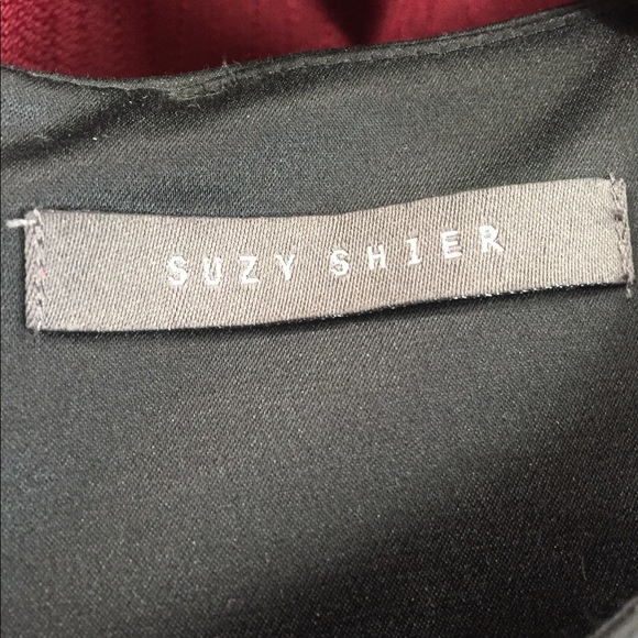 Satin red/black Asian inspired dress size M - Picture 2 of 4